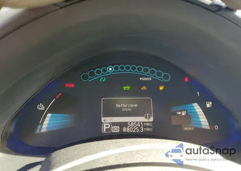 2016 Nissan Leaf Sv z USA, uszkodzony, nr VIN 1N4BZ0CPXGC304510